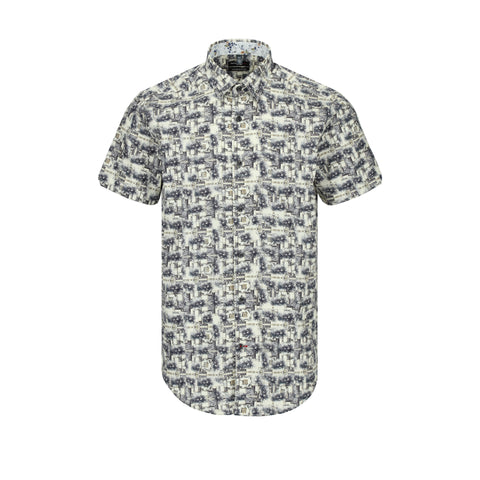 Leo Chevalier - Short Sleeve Shirt - Shaped Fit - 100% Cotton - Non-iron - 622233