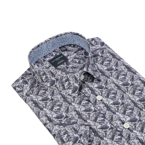 Leo Chevalier - Short Sleeve Shirt - Modern Fit - 100% Cotton - Non-iron - 622368