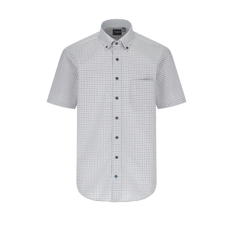 Leo Chevalier - Short Sleeve Shirt - Modern Fit - 100% Cotton - Non-iron - 622383
