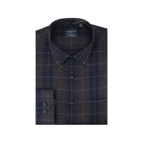 Leo Chevalier - Long Sleeve Shirt - Classic Fit - 100% Cotton - 623480