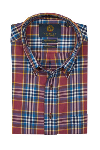 Viyella - Cotton/Wool  Long Sleeve Shirt - Classic Fit - 653429 - MADE IN CANADA