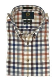 Viyella - Cotton/Wool  Long Sleeve Shirt - Classic Fit - 559421 - MADE IN CANADA