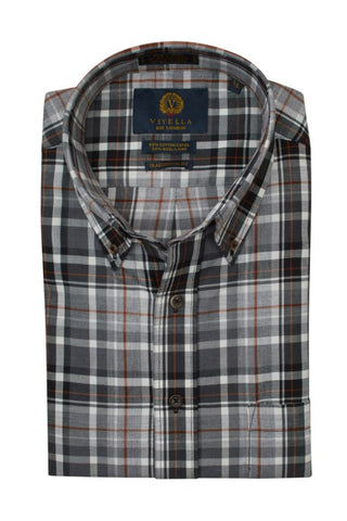 Viyella - Cotton/Wool  Long Sleeve Shirt - Classic Fit - 653436 - MADE IN CANADA