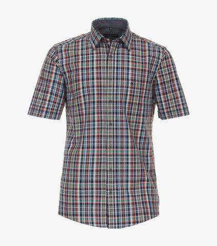 Casa Moda - Short Sleeve Cotton Shirt - Comfort Fit - 934044000