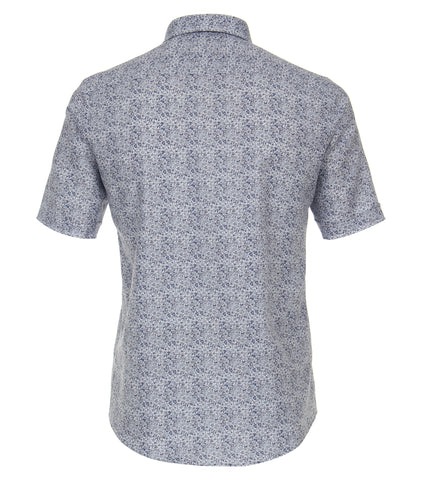 Casa Moda - Short Sleeve Shirt - Linen/Cotton Mix - Casual Fit - Short Style - 934045200