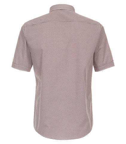 Casa Moda - Short Sleeve Cotton Shirt - Casual Fit - Sport Style - 934047900
