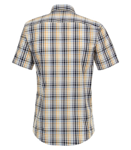 Casa Moda - Short Sleeve Cotton Shirt - Casual Fit - 944240200