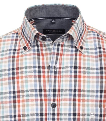 Casa Moda - Short Sleeve Cotton Shirt - Comfort Fit - 944241700