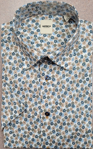 Serica - Classics - Short Sleeve Sport Shirt - 100% Cotton - Modern Fit - CSP2355103