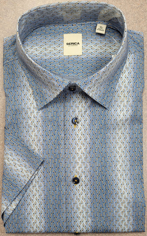 Serica - Classics - Short Sleeve Sport Shirt - 100% Cotton - Modern Fit - CSP2355109