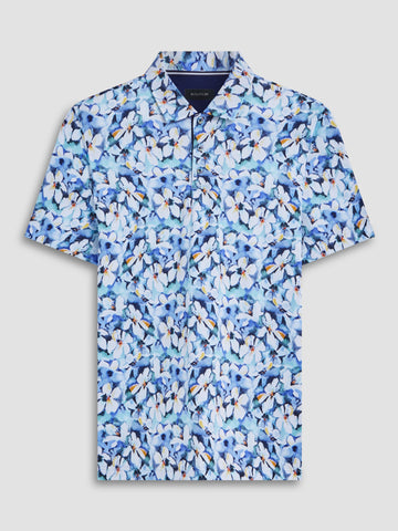 Bugatchi - 3-Button Polo Shirt - 100% Pima Cotton - Modern Fit - DF4510f21