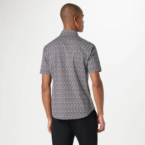 Bugatchi - Miles Short Sleeve Modern Fit Shirt - OOOHCotton Tech - 8 way Stretch - DF9014F40