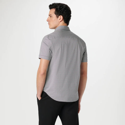 Bugatchi - Miles Short Sleeve Modern Fit Shirt - OOOHCotton Tech - 8 way Stretch - DF9015F40