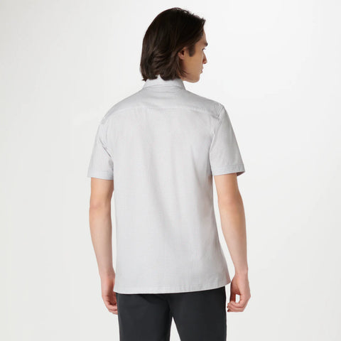 Bugatchi - Miles Short Sleeve Modern Fit Shirt - OOOHCotton Tech - 8 way Stretch - DF9033F41