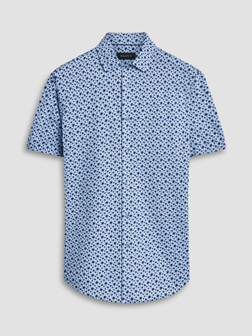 Bugatchi - Miles Short Sleeve Modern Fit Shirt - OOOHCotton Tech - 8 way Stretch - DF9067F40