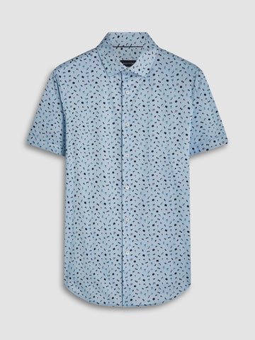 Bugatchi - Miles Short Sleeve Modern Fit Shirt - OOOHCotton Tech - 8 way Stretch - DF9265F40