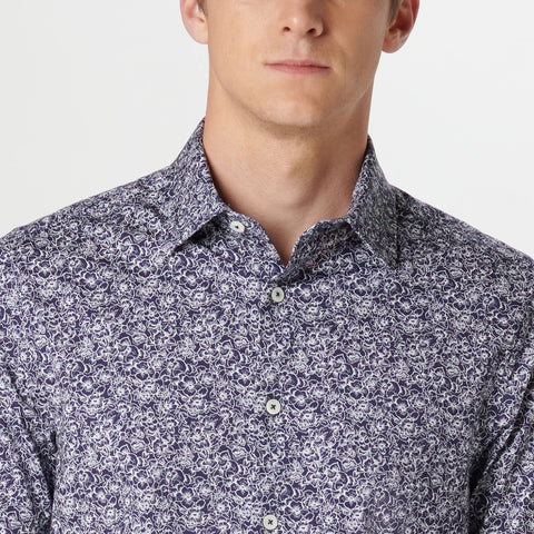 Bugatchi - Miles Short Sleeve Modern Fit Shirt - OOOHCotton Tech - 8 way Stretch - DF9427F40