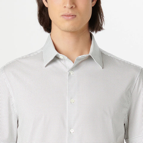 Bugatchi - Miles Short Sleeve Modern Fit Shirt - OOOHCotton Tech - 8 way Stretch - DF9516F40