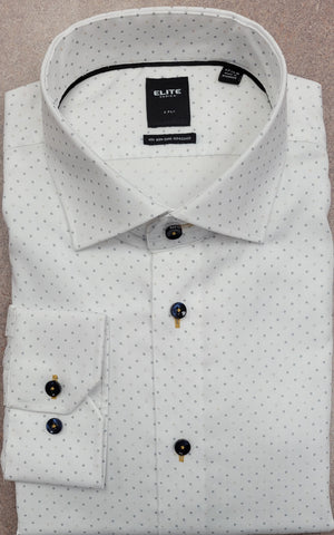 Serica - Elite - Long Sleeve Shirt - Shaped Fit - Cotton - E2357104