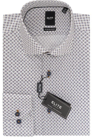 Serica - Elite - Long Sleeve Dress Shirt - Shaped Fit - Cotton - E2462008