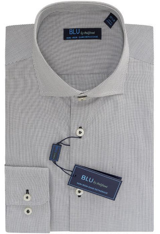 BLU - Long Sleeve Shirt - Non Iron 100% Cotton - Shaped Fit  - G2452202
