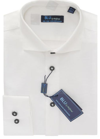 BLU - Long Sleeve Shirt - Non Iron 100% Cotton - Shaped Fit  - G2452205