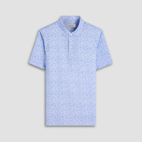 Bugatchi - Polo Shirt - Victor Leaf Print OOOHCotton - 8-Way Stretch - Modern Fit - GF9129F79