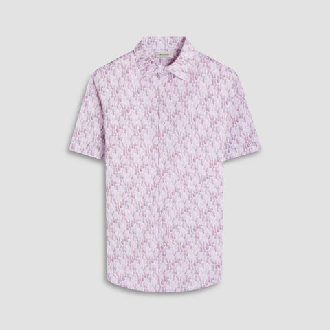 Bugatchi - Miles Fruit Print Short Sleeve Modern Fit Shirt - OOOHCotton Tech - 8 way Stretch - GF9507F40