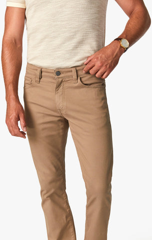 34 Heritage - Charisma Classic Fit Pant - Comfort Rise - Relaxed Straight Leg - Khaki Summer Coolmax - H001118-80201