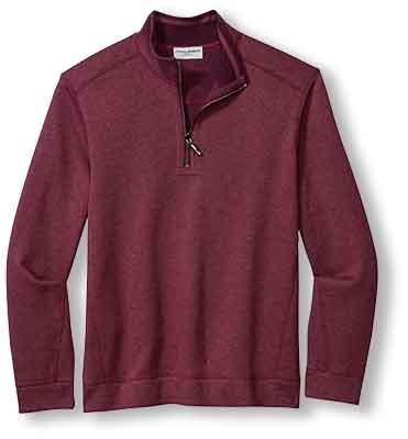 Tommy Bahama - Reversible Sweater - New Flip Coast Half Zipper - ST227124