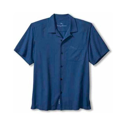 Tommy Bahama -  Silk Mix Shirt - Washable - Coastal Breeze Check Camp Shirt - Available in 8 Colours - ST325383