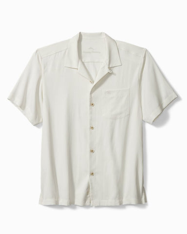 Tommy Bahama -  Silk Mix Shirt - Washable - Coastal Breeze Check Camp Shirt - Available in 8 Colours - ST325383