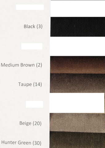 Gala - W13 - Stretch Corduroy Pant - Polyester Fine Wale - Available in 8 Colours - Made In Canada