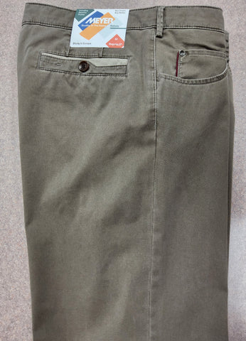 Meyer - Diego - Casual Pant - Light Weight Twill Chino - Available in 6 Colours - 1-5054