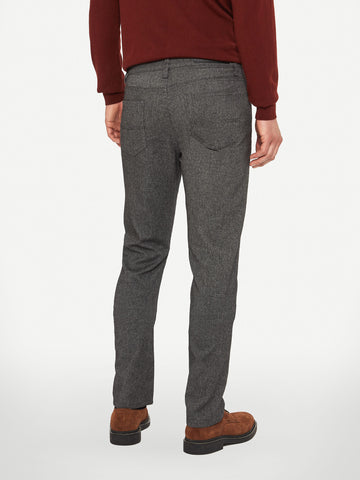 Lois - Brad Slim Stretch Pants - Slim Fit - Mini Diamond Pattern - 1136-8016-97