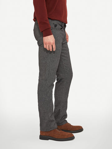 Lois - Brad Slim Stretch Pants - Slim Fit - Mini Diamond Pattern - 1136-8016-97