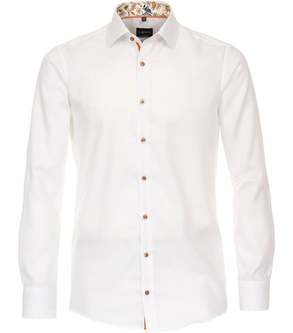 Venti - Long Sleeve Cotton Dress Shirt - Modern Fit - 123825500