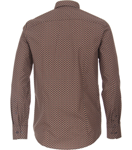 Venti - Long Sleeve Cotton Casual Shirt - Modern Fit - 123835500 Clearance