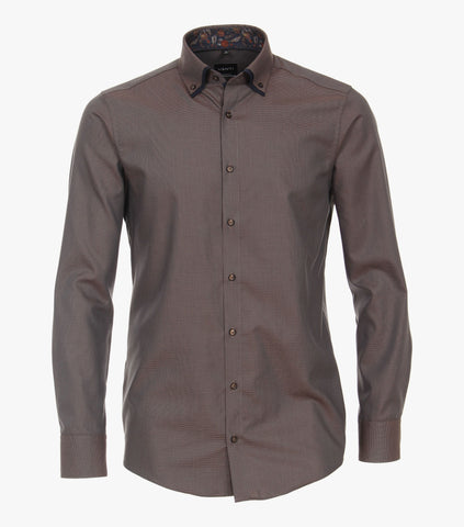 Venti - Long Sleeve Cotton Dress Shirt - Modern Fit - 123930500