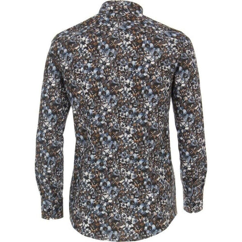 Venti - Long Sleeve Cotton Dress Shirt - Modern Fit - 123931200