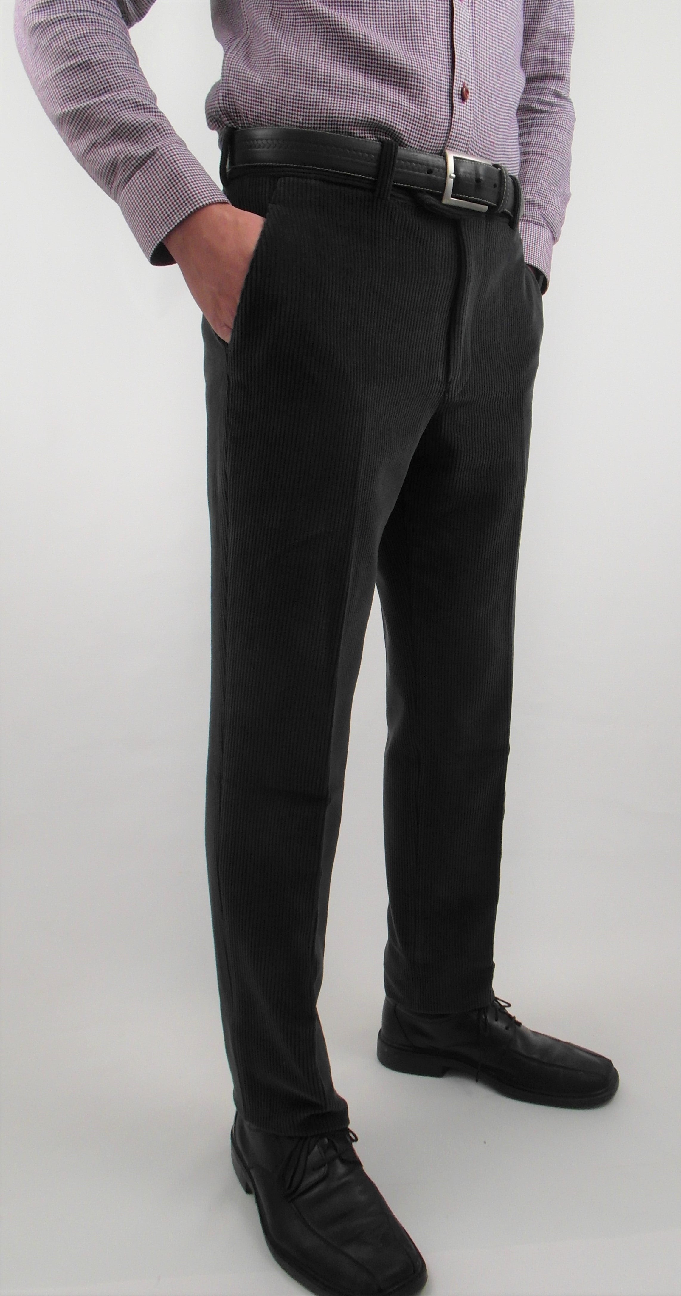 Gala - R7-1- Stretch Corduroy Pant - Wide Wale - Marco (plain front) C 