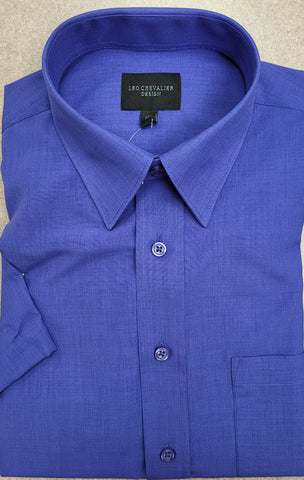 Leo Chevalier - Short Sleeve Shirt - Micro Polyester - Non Iron - 225056 - 1