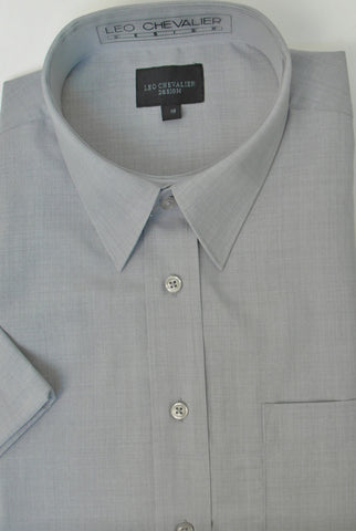 Leo Chevalier - Short Sleeve Shirt - Micro Polyester - Non Iron - 225056 - 1