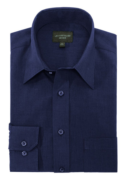 Leo Chevalier - Long Sleeve Shirt - Micro Polyester - Non Iron - 22515 ...