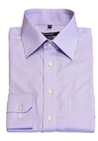 Leo Chevalier - Dress Shirts - 225170-Lavender-81 Clearance