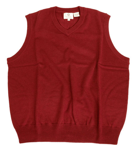 Viyella - Merino Wool - V-Neck Knit Vest - 255613-2