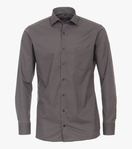 Casa Moda - Long Sleeve Shirt - Modern Fit - 323938500 Clearance