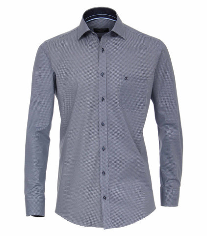 Casa Moda - Long Sleeve Shirt - Stretch - Modern Fit - Easy Care -  383060400 Clearance