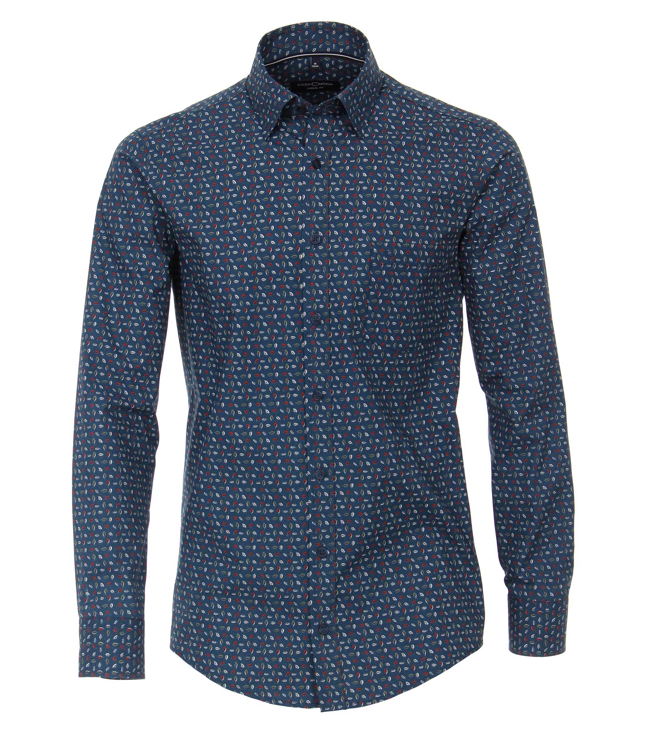 Casa Moda - Long Sleeve Shirt - 100% Cotton -Casual Fit