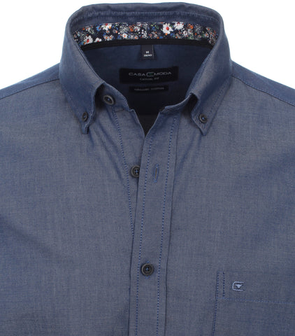 Casa Moda - Long Sleeve Organic Cotton Shirt - Casual Fit - 423819600 Clearance